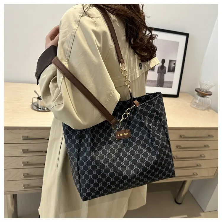 Cross-border Women's PU Leather Shoulder Bag Large Capacity — feature 20