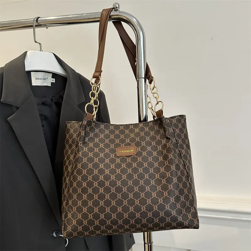 Cross-border Women's PU Leather Shoulder Bag Large Capacity - Image 4