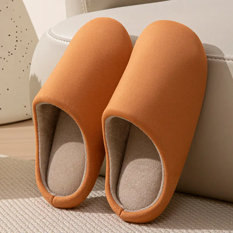 Japanese Style Cotton Wool Slippers for Men Women Autumn Winter - Image 8