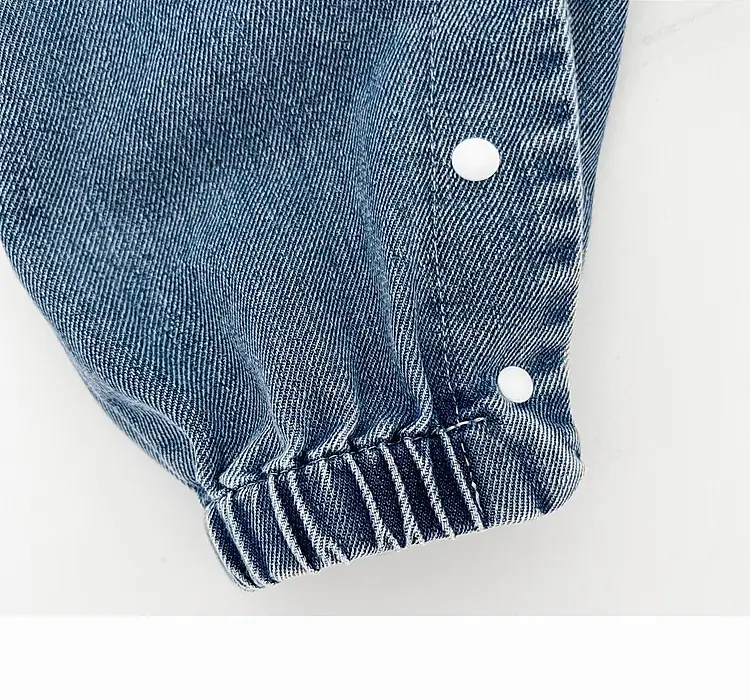 Baby Western Suit Striped T-Shirt Denim Overalls Set — feature 22