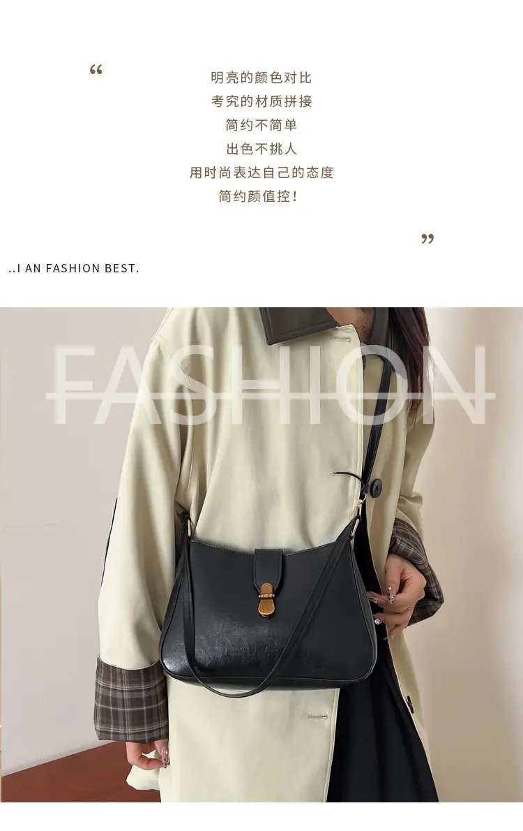 Red French Style Shoulder Bag for Women 2025 — feature 2
