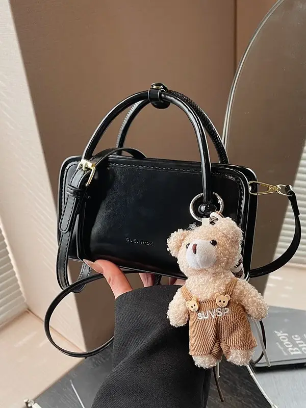 Women's Black Shoulder Crossbody Bag Spring Summer 2025 - Image 10