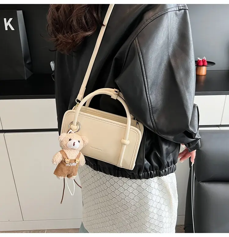 Women's Black Shoulder Crossbody Bag Spring Summer 2025 — feature 14