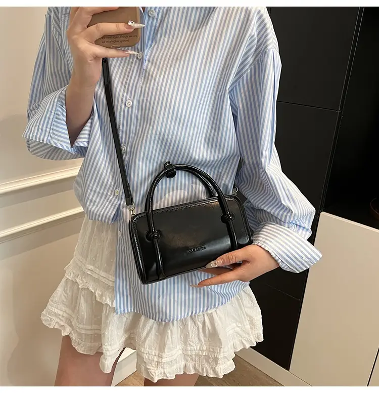 Women's Black Shoulder Crossbody Bag Spring Summer 2025 — feature 20