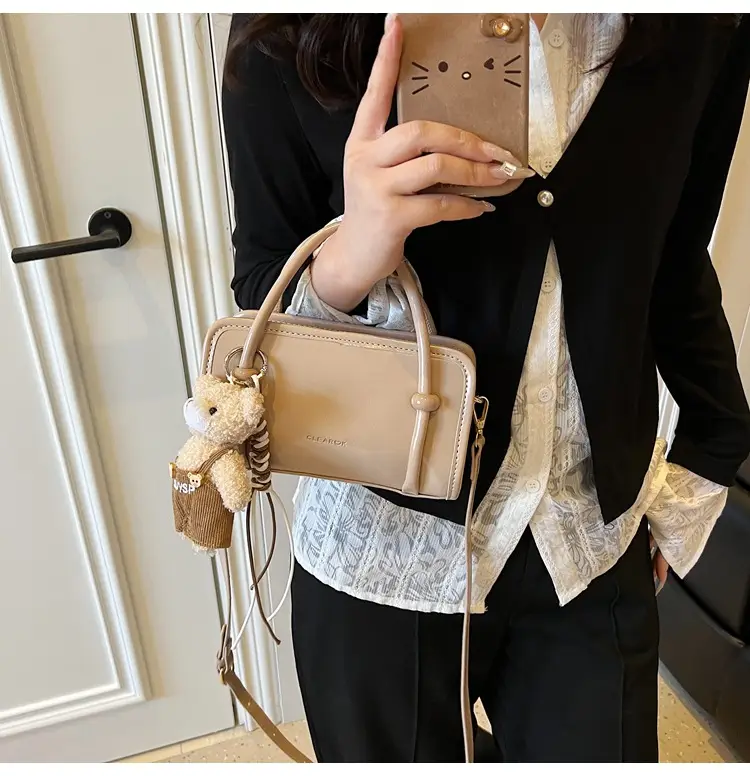 Women's Black Shoulder Crossbody Bag Spring Summer 2025 — feature 21