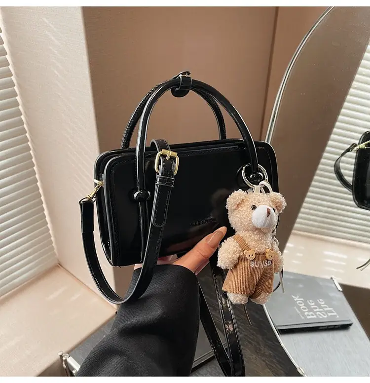 Women's Black Shoulder Crossbody Bag Spring Summer 2025 — feature 28