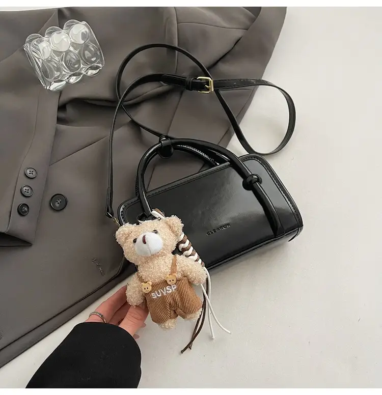 Women's Black Shoulder Crossbody Bag Spring Summer 2025 — feature 30