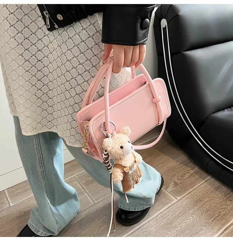 Women's Black Shoulder Crossbody Bag Spring Summer 2025 — feature 9
