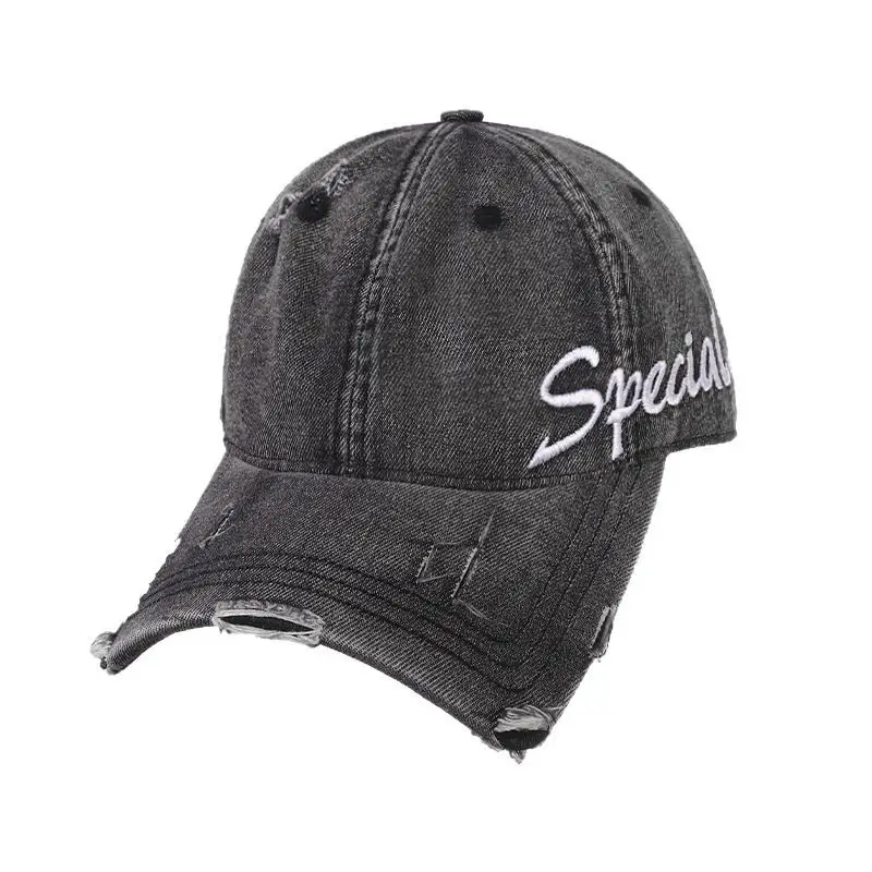 Women's White Cotton Baseball Cap with "Speedy" Embroidery - Image 10