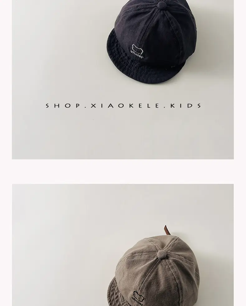 Black Beanie Hat for Kids 1 Year Old Sunshade Cap — feature 10