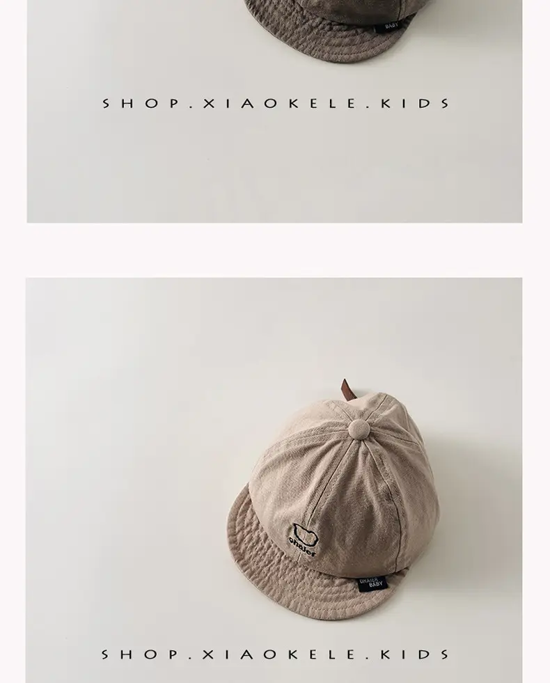 Black Beanie Hat for Kids 1 Year Old Sunshade Cap — feature 11