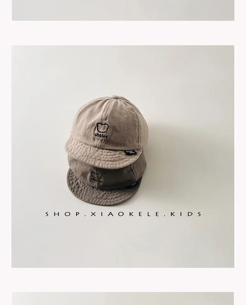 Black Beanie Hat for Kids 1 Year Old Sunshade Cap — feature 4
