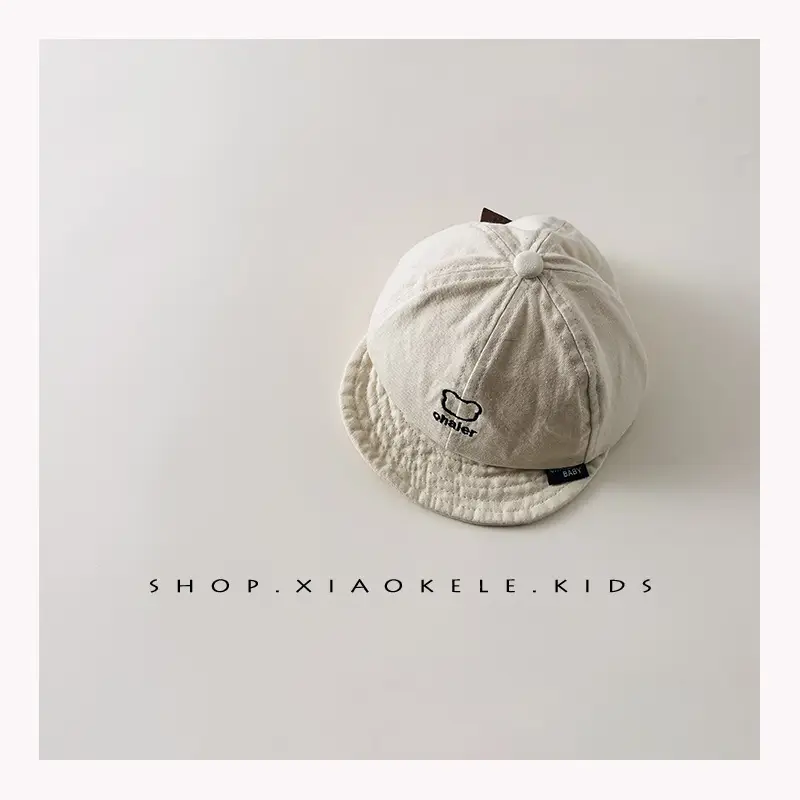 Black Beanie Hat for Kids 1 Year Old Sunshade Cap