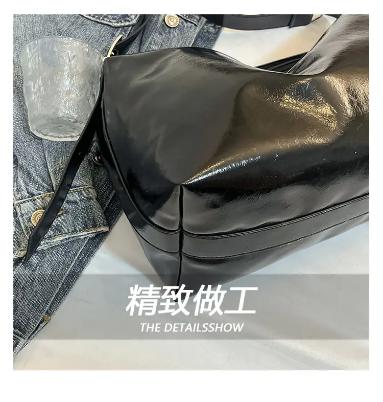 White Satin Shoulder Bag for Women 2025 New Commuter Tote — feature 6