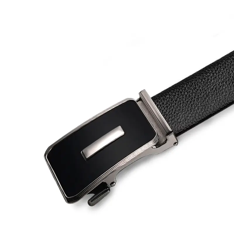 Men's Genuine Leather Automatic Buckle Belt - Image 5