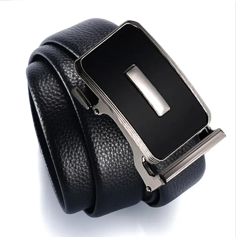 Men's Genuine Leather Automatic Buckle Belt — feature 11