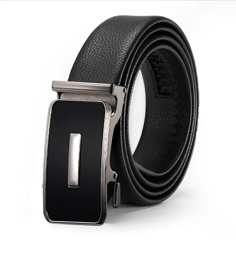 Men's Genuine Leather Automatic Buckle Belt — feature 13