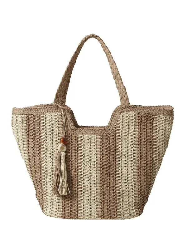 Women Woven Straw Shoulder Bag Spring Summer 2025 - Image 8