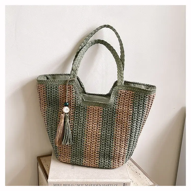 Women Woven Straw Shoulder Bag Spring Summer 2025 — feature 10