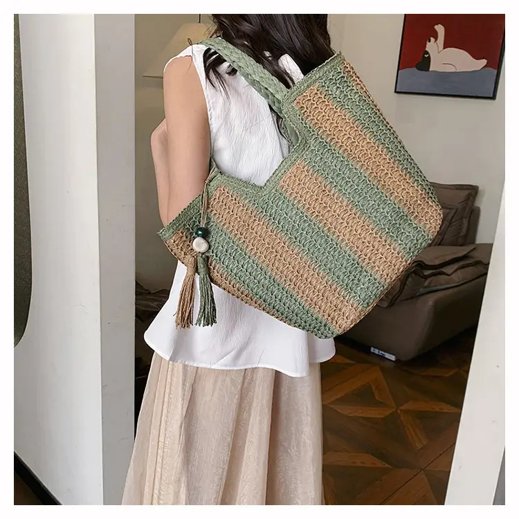 Women Woven Straw Shoulder Bag Spring Summer 2025 — feature 16