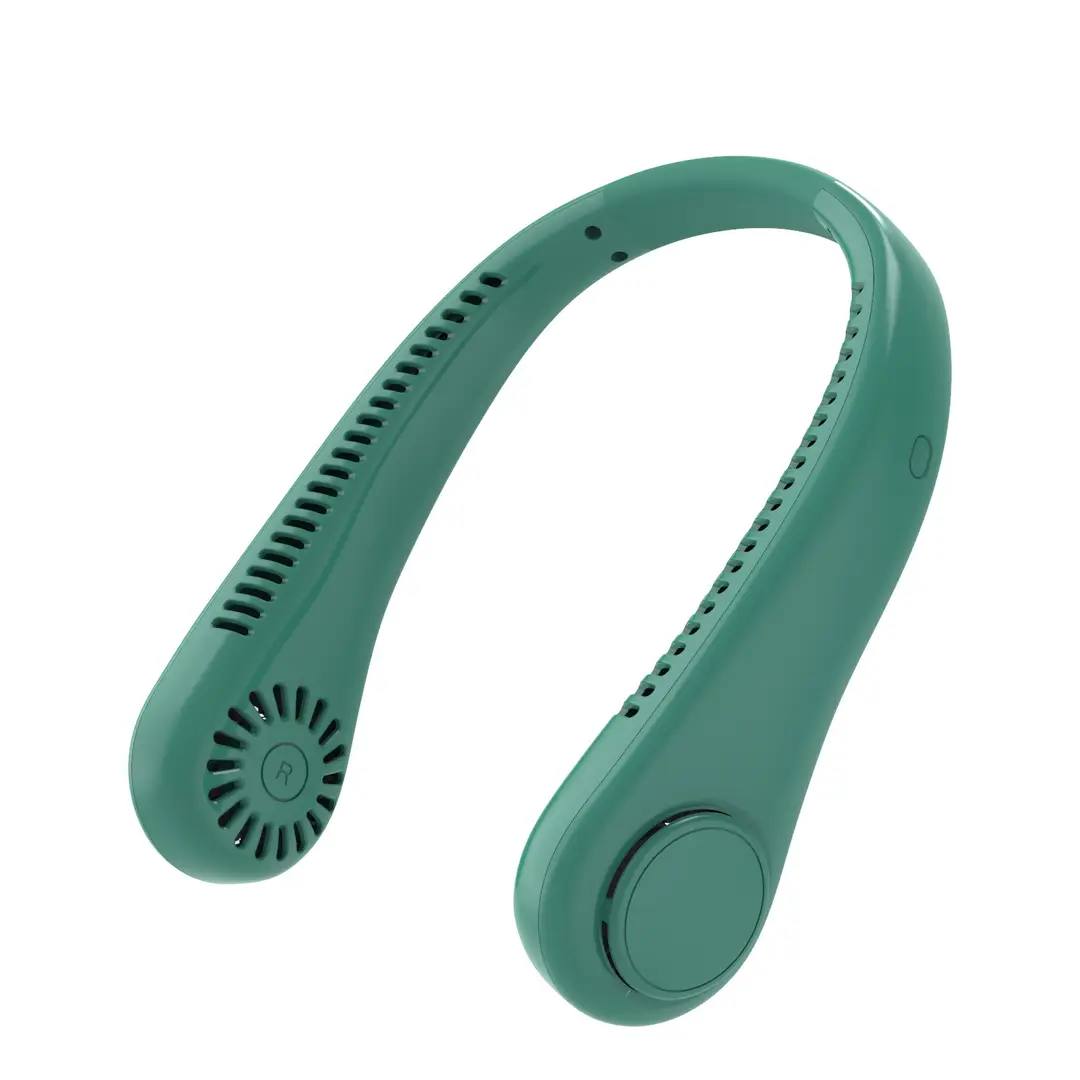 New Hanging Neck Fan USB Charging Lazy Outdoor Portable Silent Turbine Neck Bladeless Mini Fan