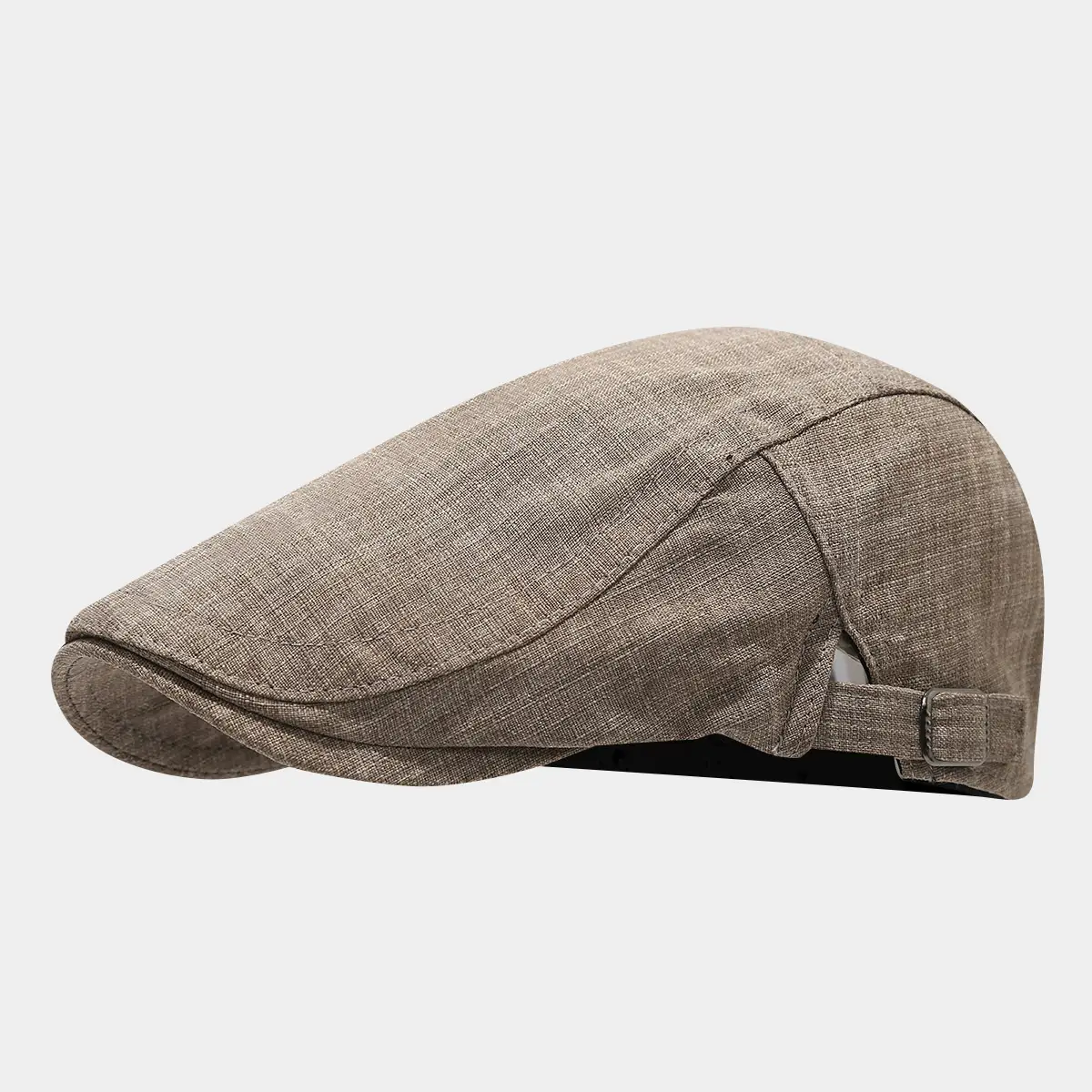 Men Women Retro Sun Cap with Buckle 4 Colors - Image 4