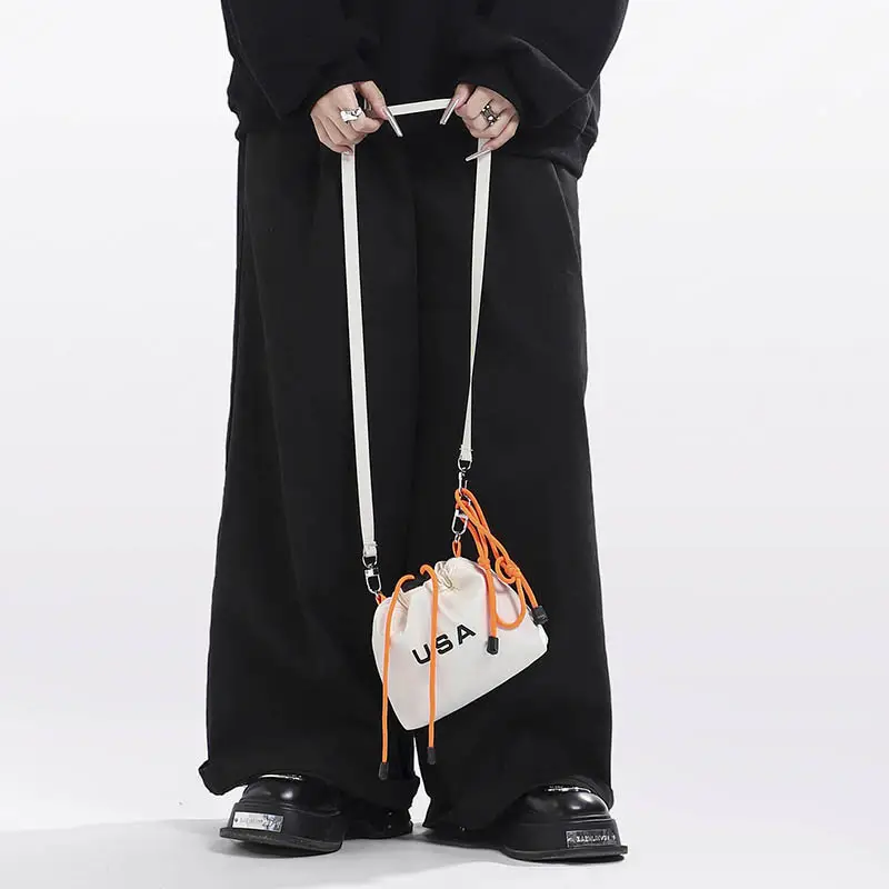 Blue Japanese Style Mini Satchel Bag for Men - Image 3