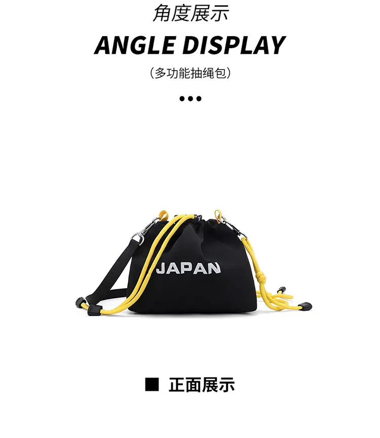 Blue Japanese Style Mini Satchel Bag for Men — feature 12