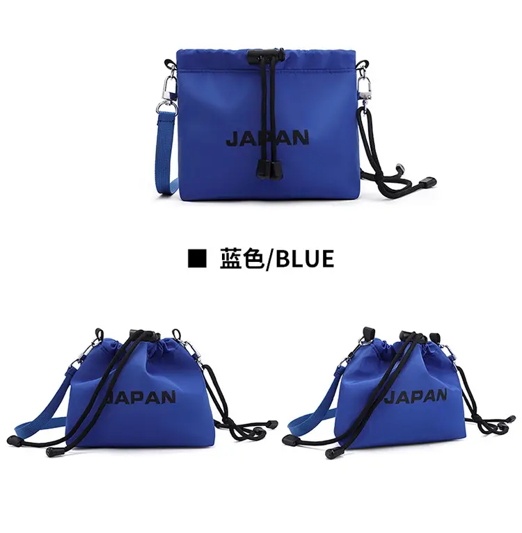 Blue Japanese Style Mini Satchel Bag for Men — feature 7