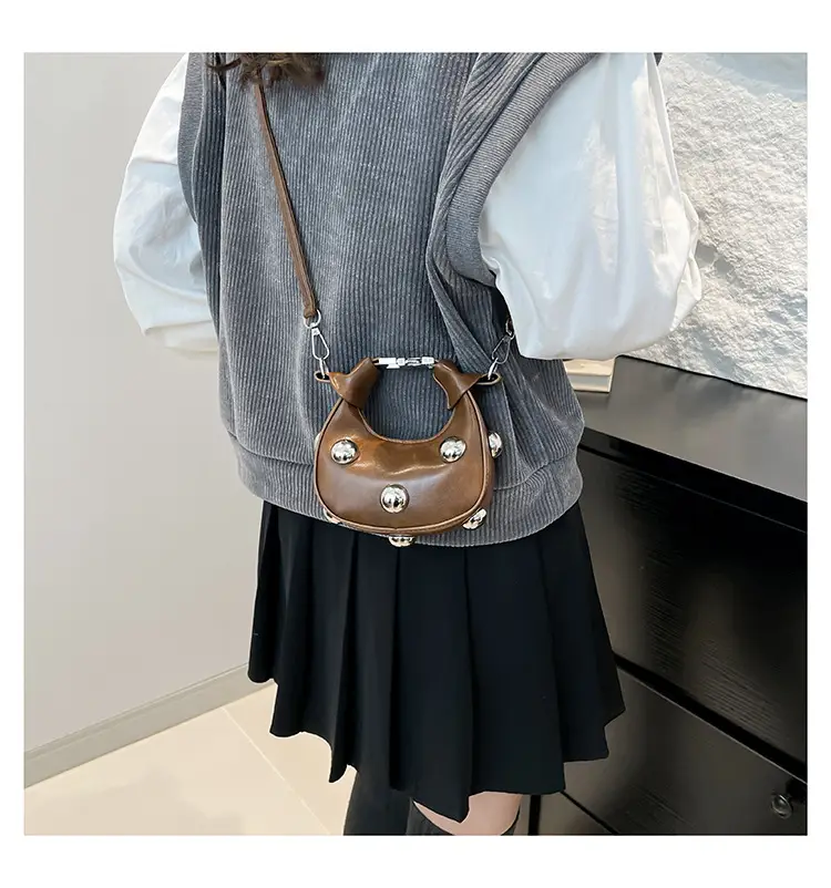 Pink Sparkly Mini Shoulder Crossbody Bag for Women — feature 11
