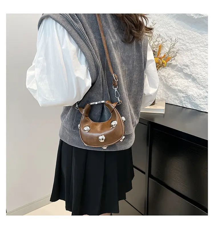 Pink Sparkly Mini Shoulder Crossbody Bag for Women — feature 12