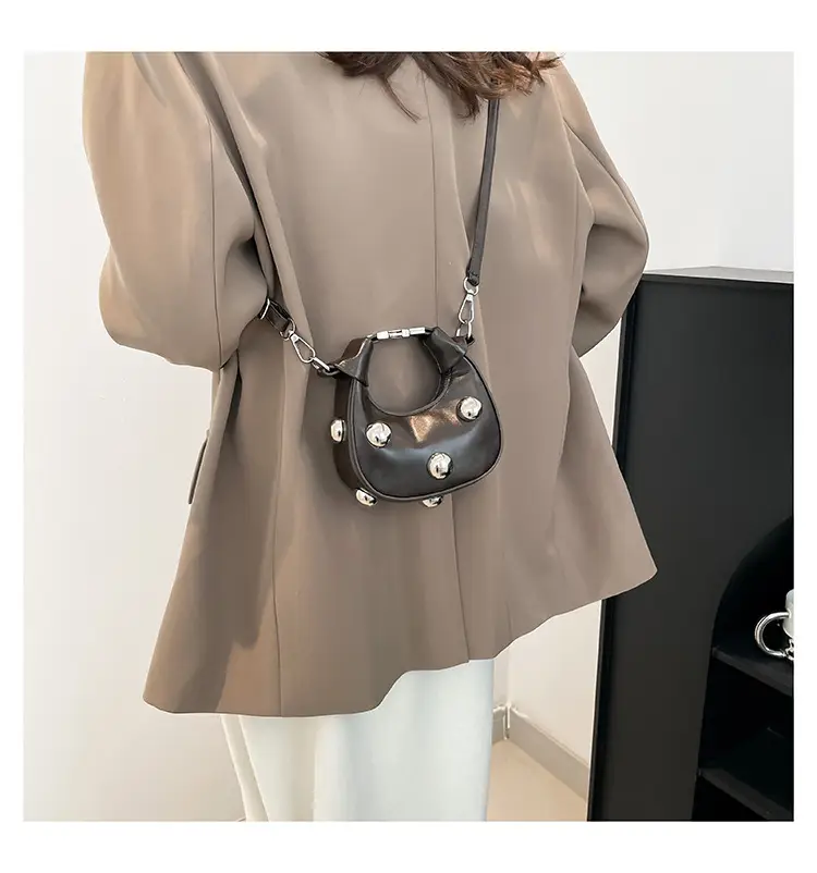 Pink Sparkly Mini Shoulder Crossbody Bag for Women — feature 24