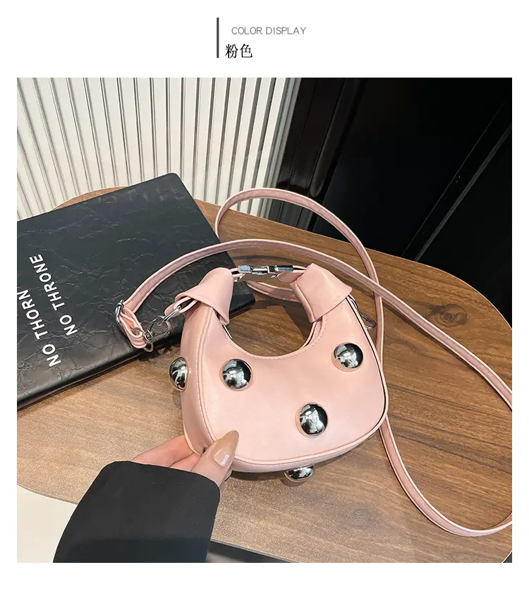 Pink Sparkly Mini Shoulder Crossbody Bag for Women — feature 28