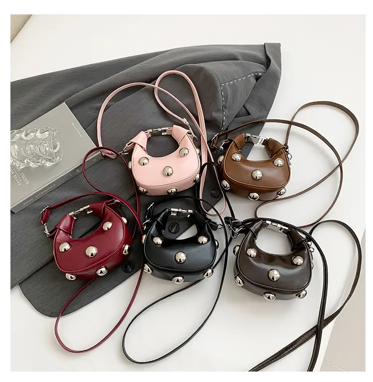 Pink Sparkly Mini Shoulder Crossbody Bag for Women — feature 8