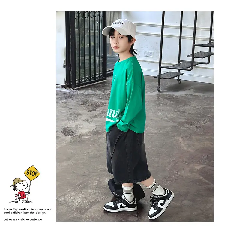 Snoopy New Collection Boys Cotton Long Sleeve T-Shirt Medium Large — feature 20