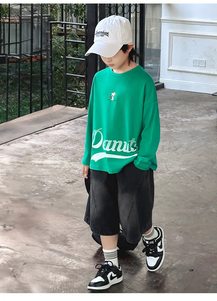 Snoopy New Collection Boys Cotton Long Sleeve T-Shirt Medium Large — feature 21