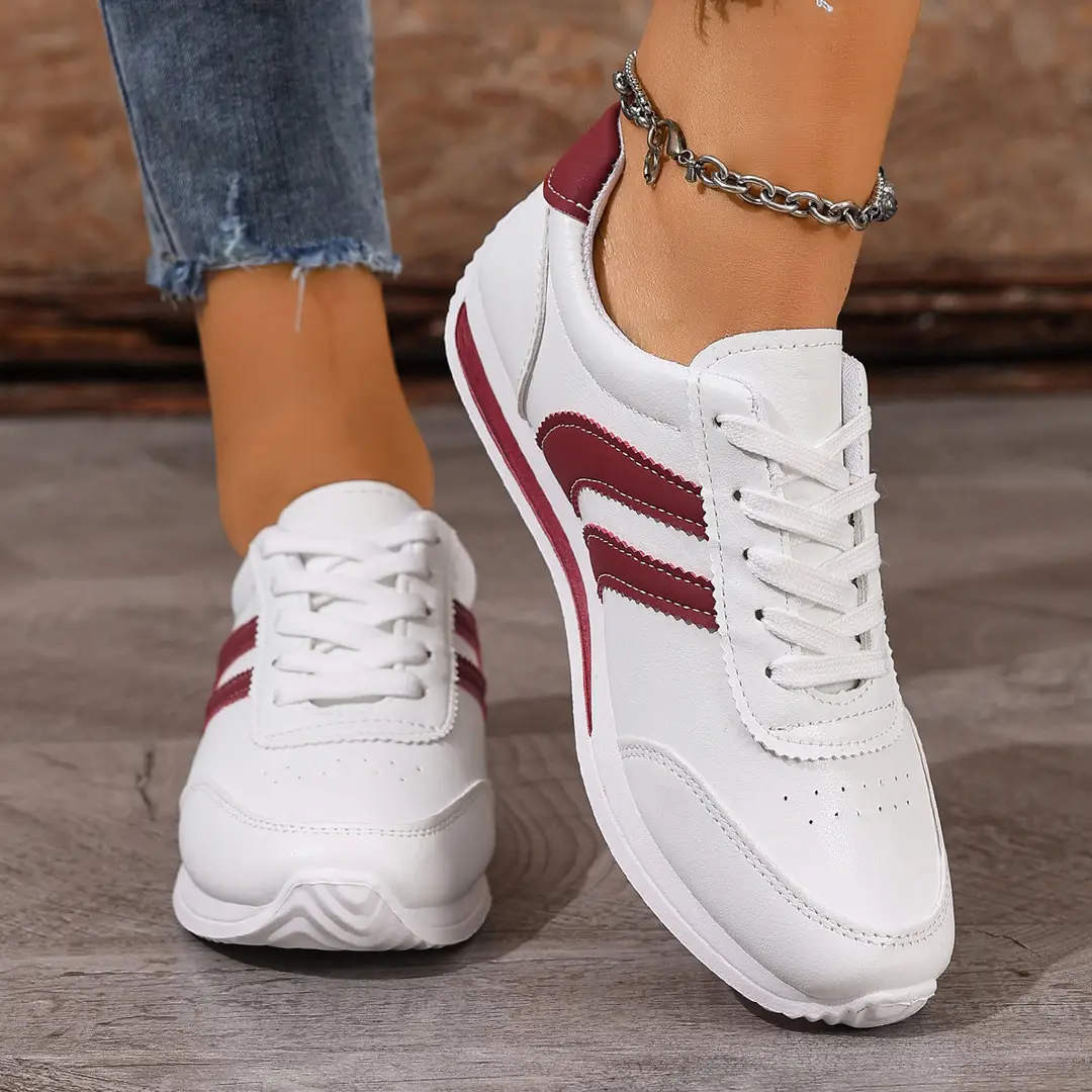 2026 Autumn New Lace-Up Casual Sports Shoes Soft-Soled Running Shoes Versatile Student Shoes Flat Non-Slip Women's Shoes — feature 15