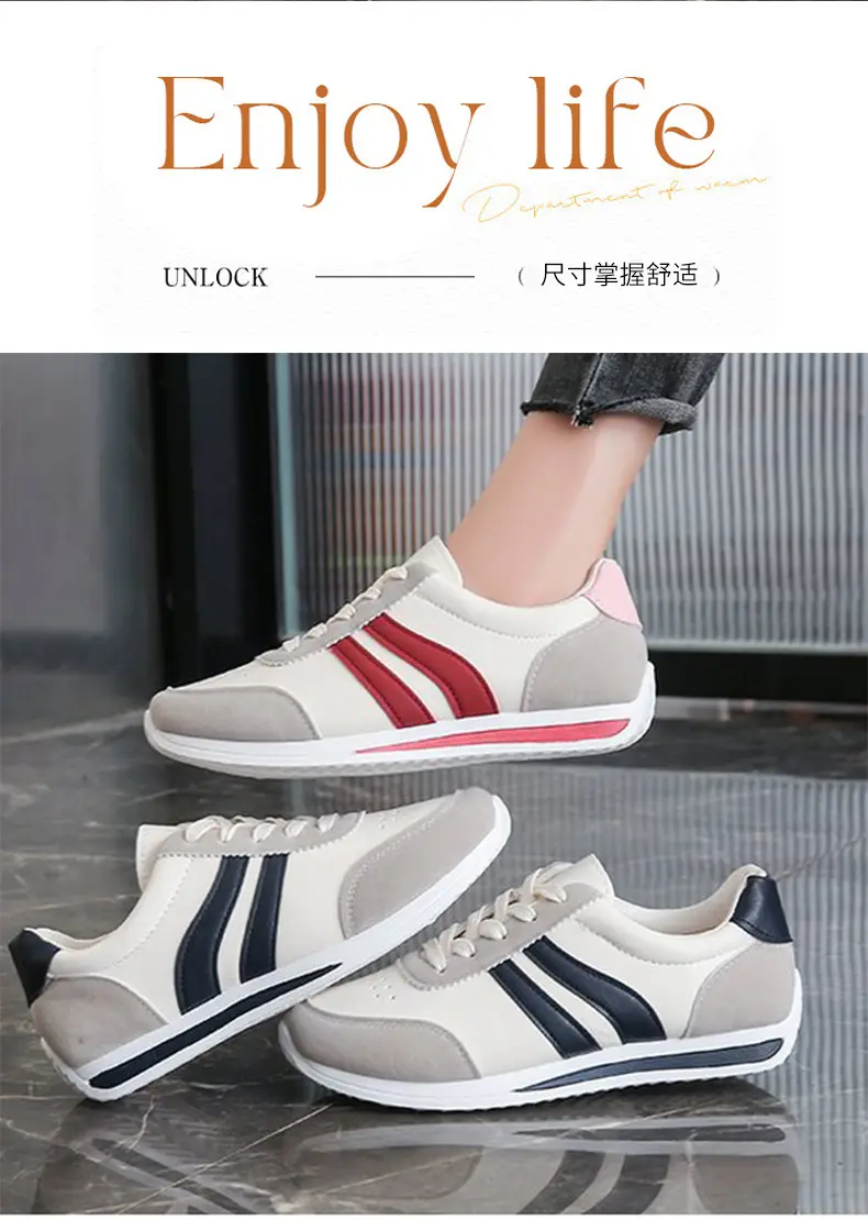 2026 Autumn New Lace-Up Casual Sports Shoes Soft-Soled Running Shoes Versatile Student Shoes Flat Non-Slip Women's Shoes — feature 4