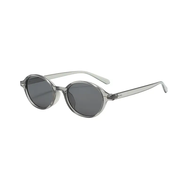 Zhang Jingyi Nerd Sunglasses Brown High-End Oval Frame