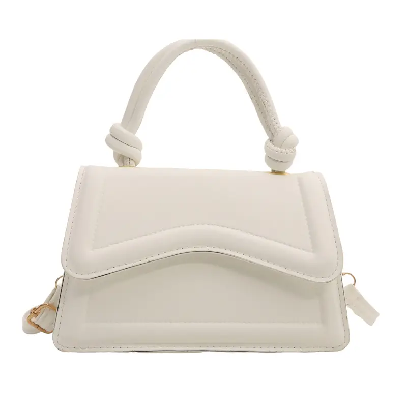 2025 Spring Casual Shoulder Bag Beige Square Design - Image 9