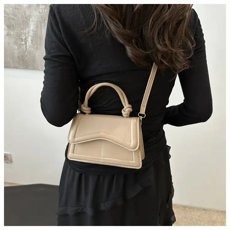 2025 Spring Casual Shoulder Bag Beige Square Design — feature 10