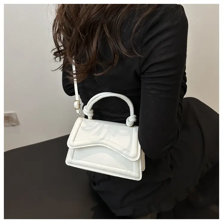 2025 Spring Casual Shoulder Bag Beige Square Design — feature 12