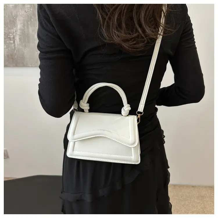 2025 Spring Casual Shoulder Bag Beige Square Design — feature 13