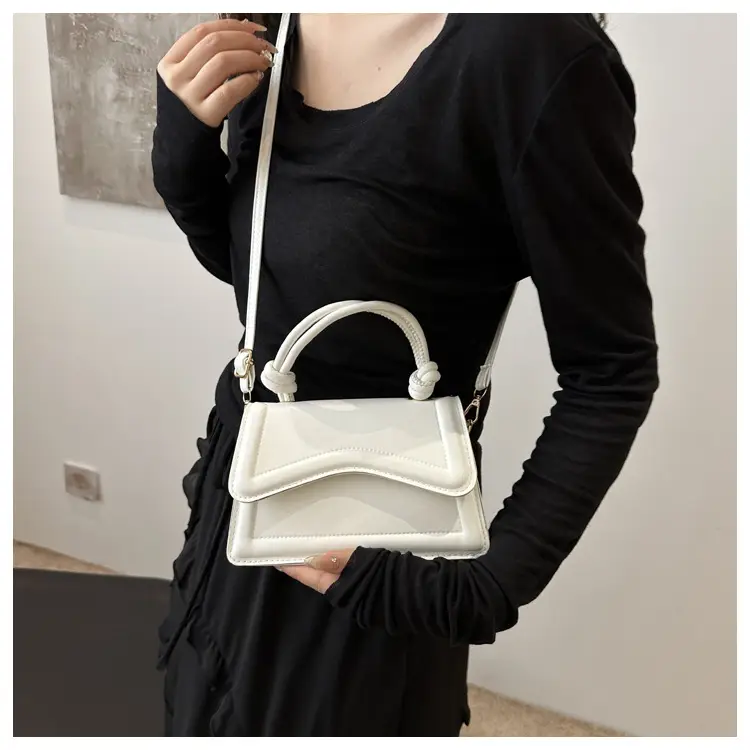 2025 Spring Casual Shoulder Bag Beige Square Design — feature 14