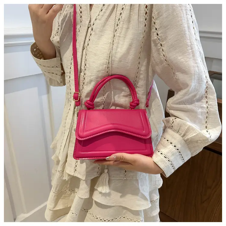 2025 Spring Casual Shoulder Bag Beige Square Design — feature 17