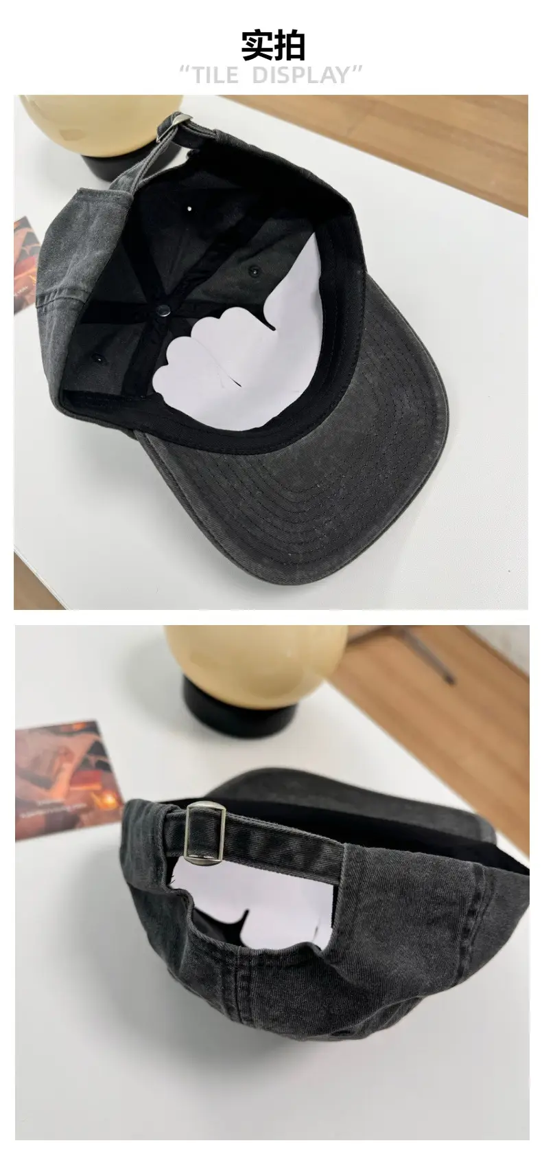 Korean Style Dog Cap for Women Men Brown Black — feature 5