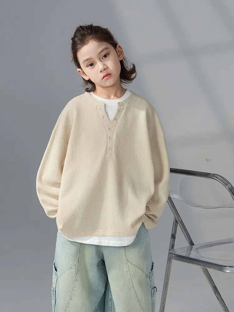 Boys Long Sleeve Grey Sweatshirt 2026 Autumn - Image 6