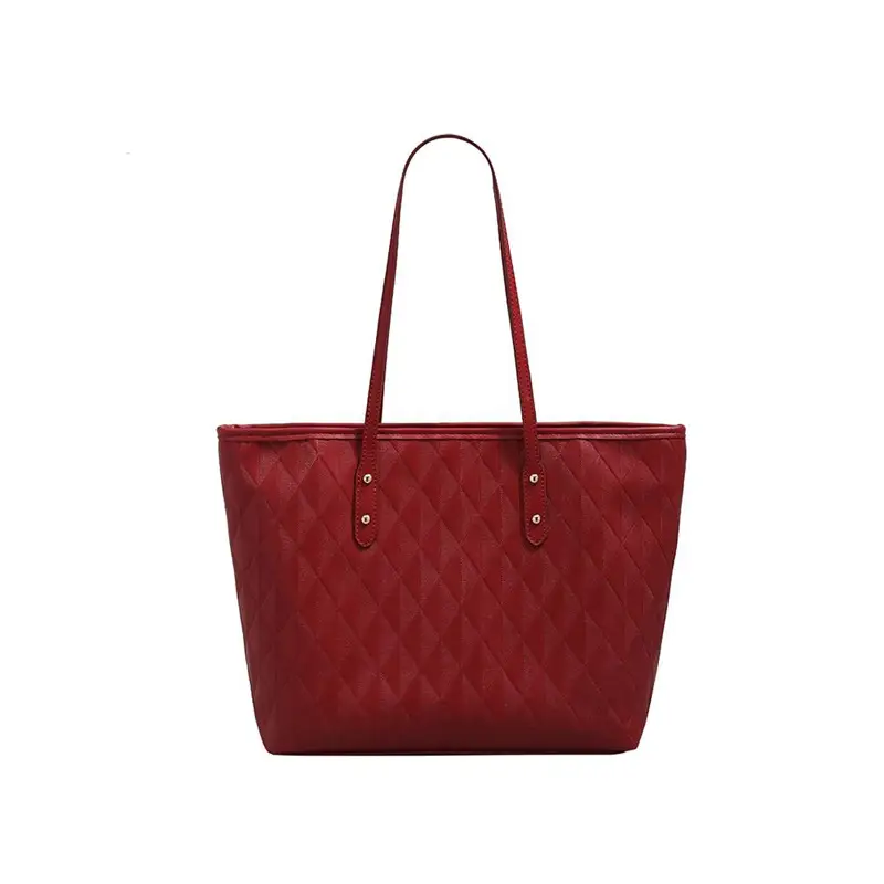 Red Textured Women's Shoulder Bag 2026