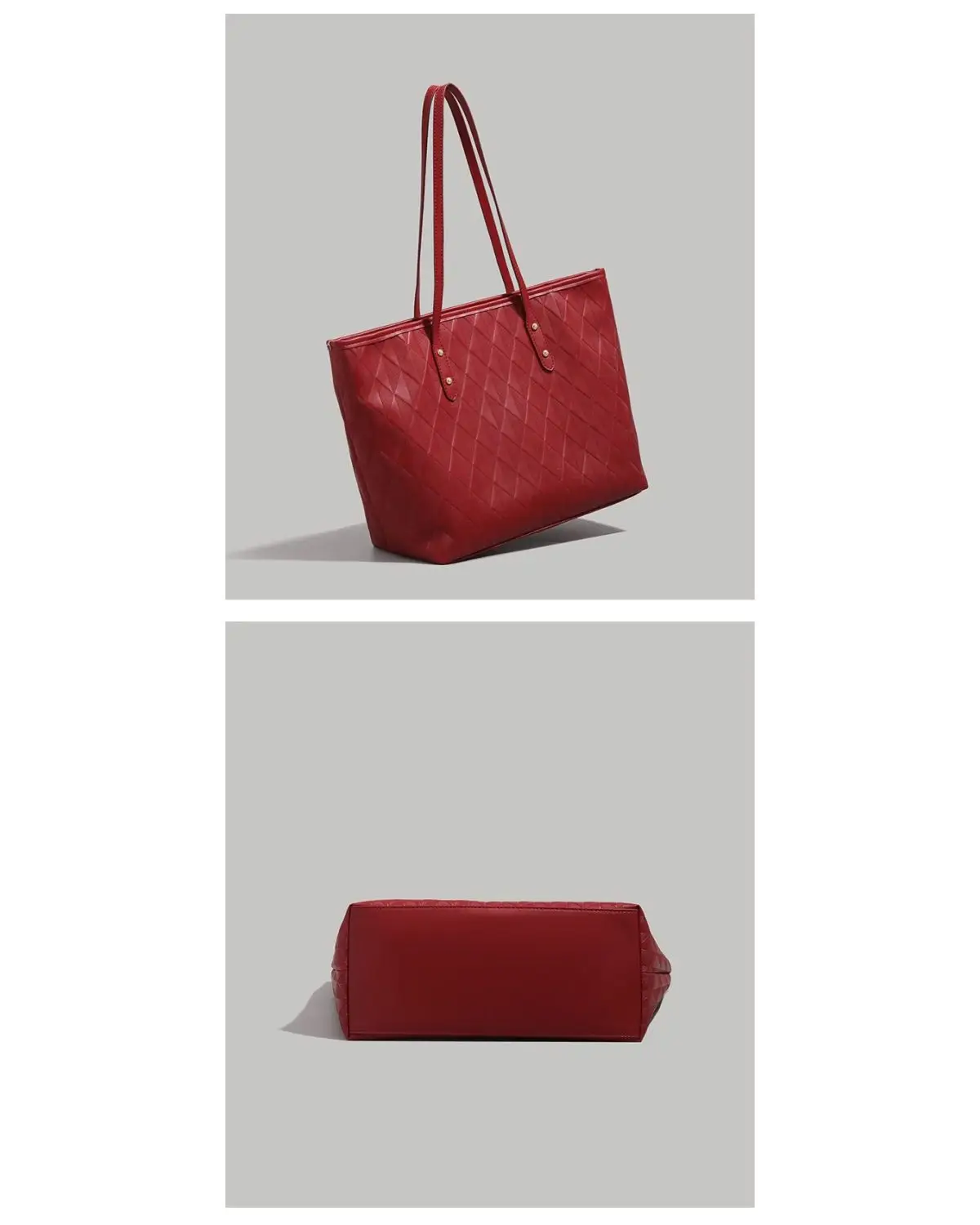 Red Textured Women's Shoulder Bag 2026 — feature 8