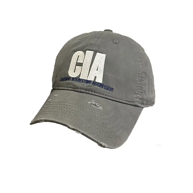 Women's Gray GA Logo Baseball Cap Small - Image 14